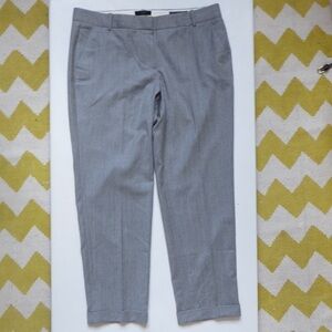 🔴CLEARANCE🔴 Size 10 J. Crew Gray Wool Cafe Capris